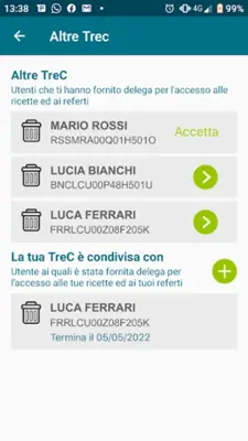 TreC+ android App screenshot 3